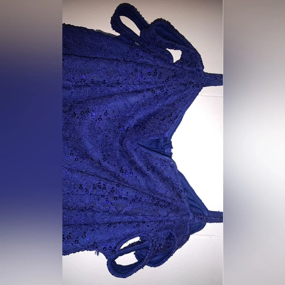 Royal Blue Dress For Women in Size Large - Picture 7 of 8